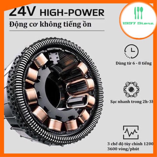 MÁY MASAGE 4 ĐẦU 7 CHẾ ĐỘ RUNG SIÊU MẠNH