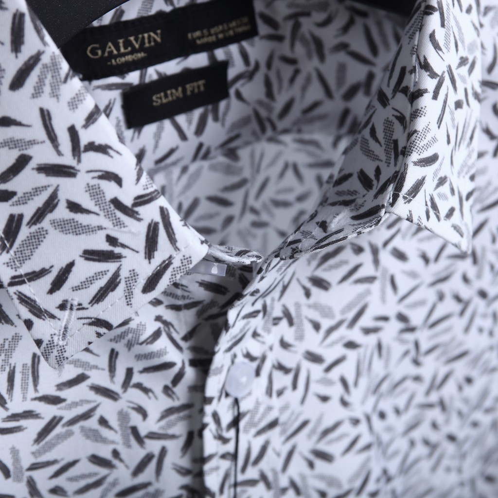 Áo sơ mi nam họa tiết Galvin cổ bẻ dài tay form ôm hàn quốc SMGV133 - Leo Vatino | BigBuy360 - bigbuy360.vn