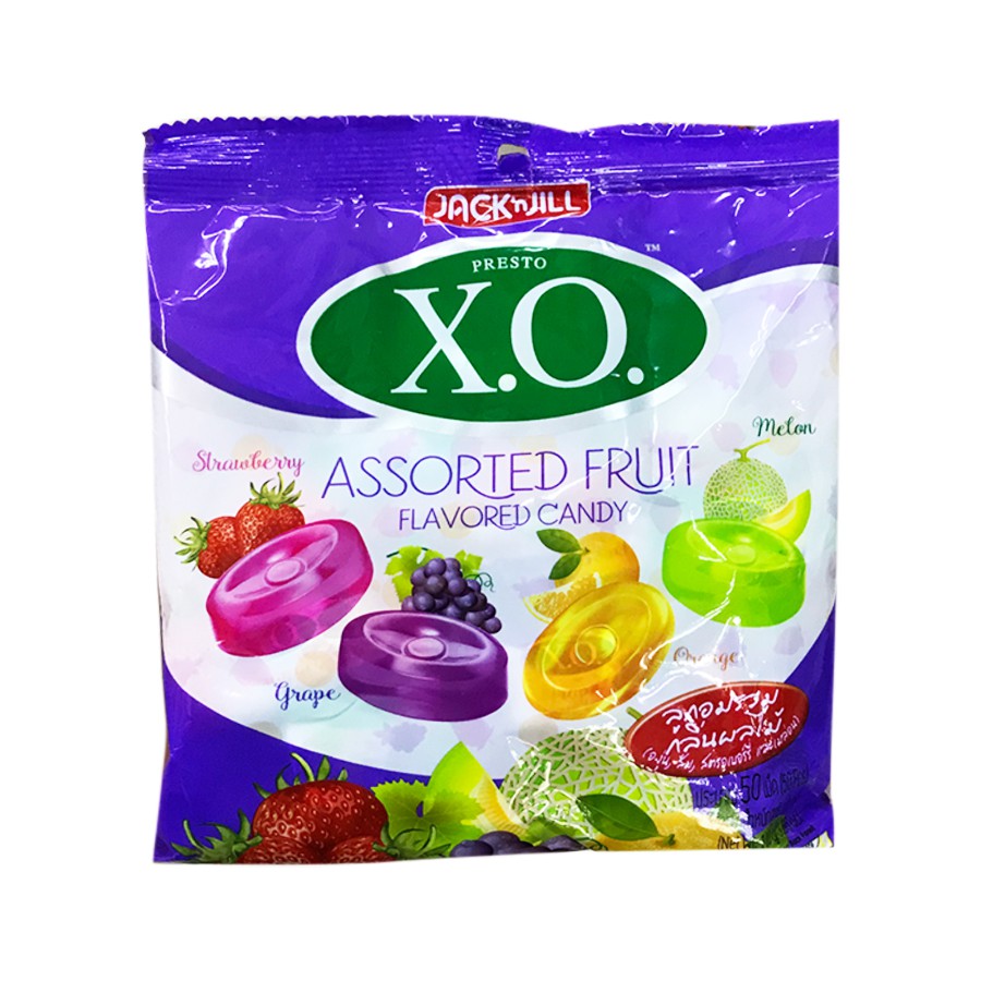 Vị mới 2021 Kẹo hương trà chanh XO Thái Lan, Kẹo XO chanh mật ong 50 cái XO Thái lan việt quất, mix vị