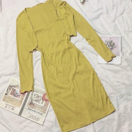 Set đầm 2 dây kèm áo khoác tay dài nhí xinh chất đẹp