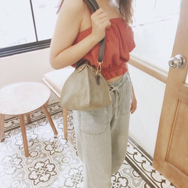 túi da lộn phong cách hàn quốc style retro