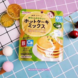 Bột làm bánh pancake Wakodo cho bé 9M+