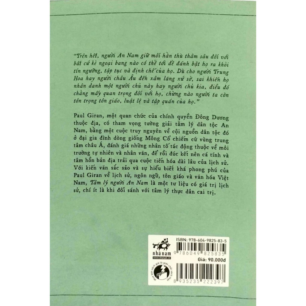 Sách - Tâm Lý Người An Nam