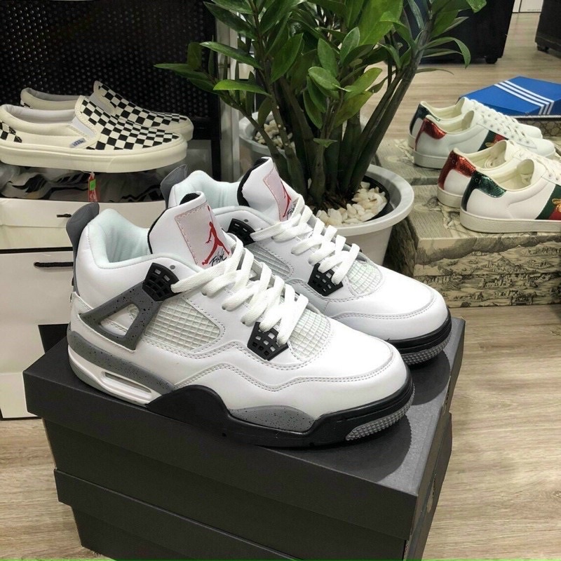 (ẢNH THẬT+VIDEO) giầy sneaker Air Jordan 4 đen vàng