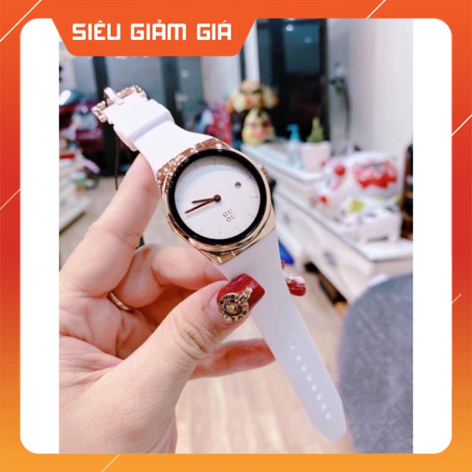 {HOT HOT}Đồng Hồ G.u.o.u mặt tròn dây silicol đẻo bền , mặt sáng , sang xịn mịn máy siêu bền đủ các màu tặng hộp | BigBuy360 - bigbuy360.vn