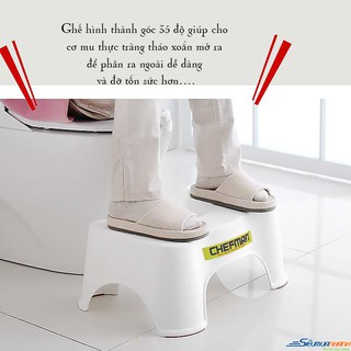 Ghế kê chân toilet Chefman