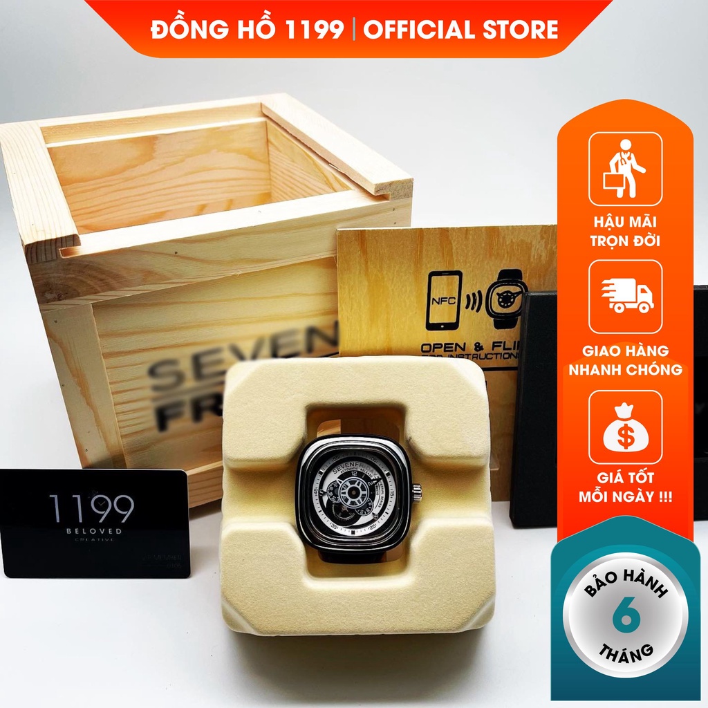 [QUÀ TẶNG] Đồng hồ cơ - Đồng Hồ Nam Dây Da Fom Chuẩn Siêu Phẩm Cập Nhật Mới Nhất 2021 Chống Nước 9967 - 1199 Watches