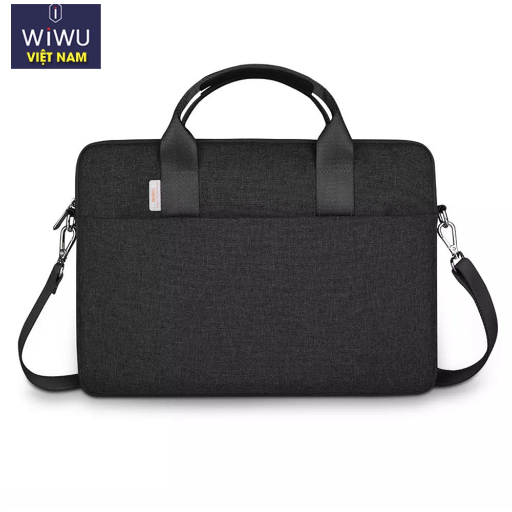 Túi chống sốc Wiwu Mimimalist Laptop Bag chống thấm nước, chống sốc 14 inch - 15.6 inch tặng kèm quai - Hàng Chính Hãng