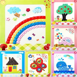 Tranh dán cúc áo -Tranh khuy áo