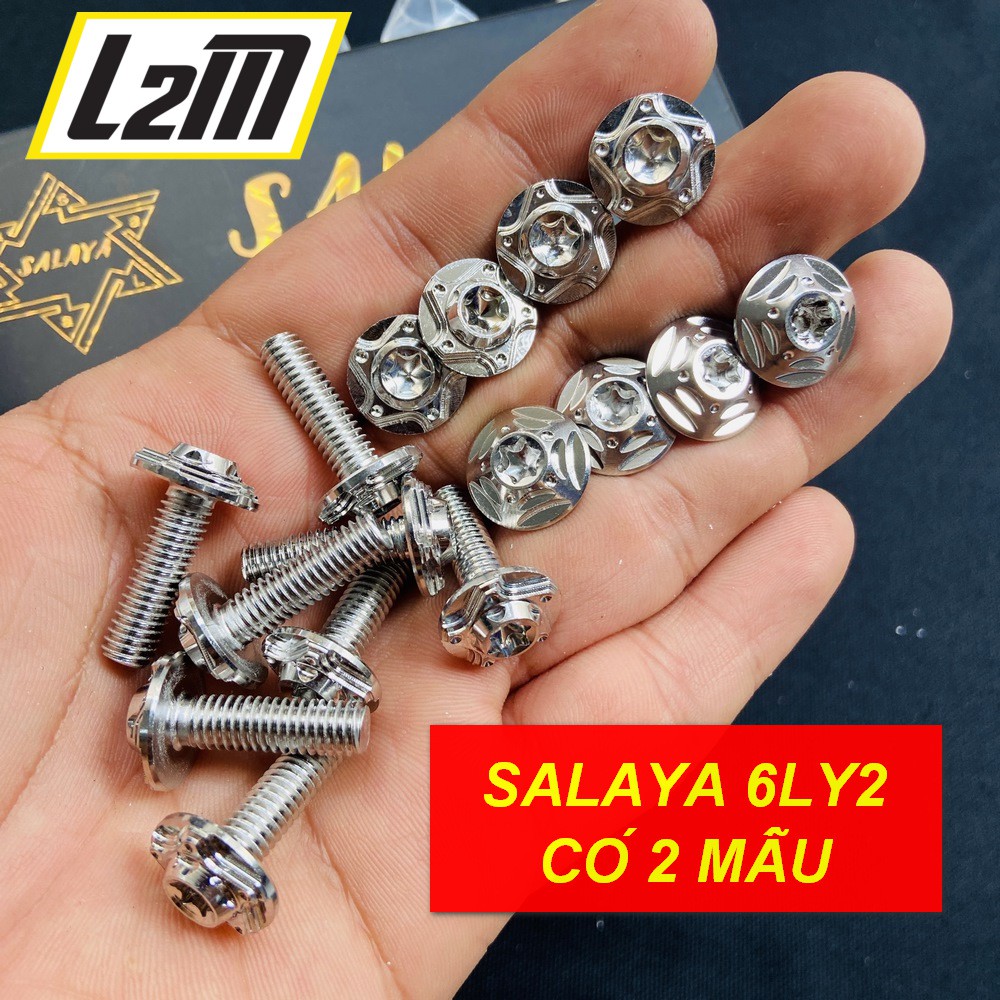 ỐC SALAYA ĐẦU DẸP 6L20 SỬ DỤNG BẮT DÀN ÁO, BẮT BẢNG TÊN ( BAO RỈ SÉT TRỌN ĐỜI )