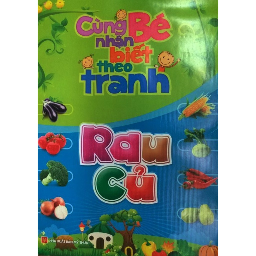 Cùng Bé Nhận Biết Theo Tranh - Rau Củ