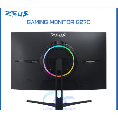 Màn Hình cong  27 inch Zeus G27C Full HD Cong Full viền 75HZ RGB mới 100% | BigBuy360 - bigbuy360.vn