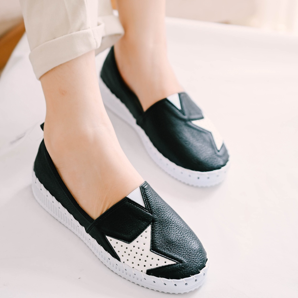 Giày Slip on Lihsing đế độn 4F nữ