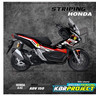 Miếng dán trang trí xe mô tô honda adv 150 adv 150 a-02 chất lượng cao