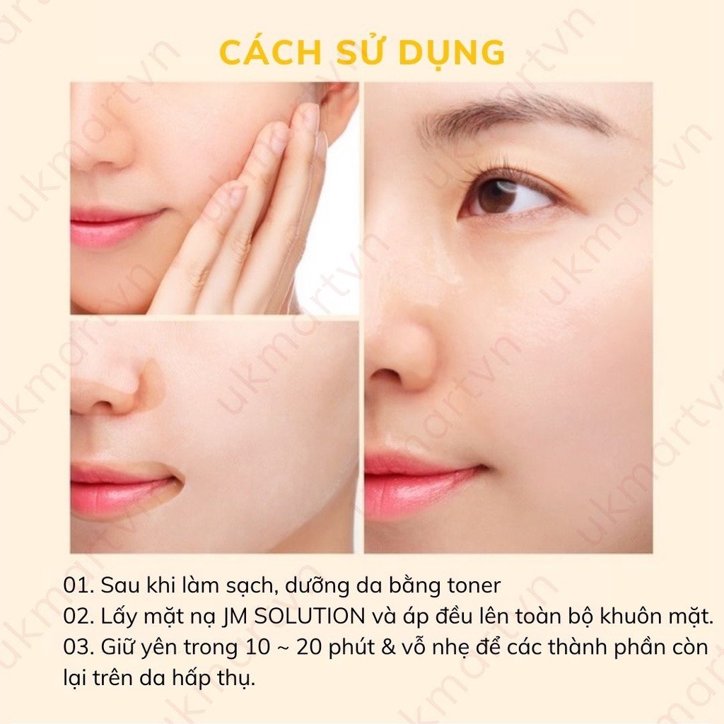 Mặt nạ JM Solution Hàn Quốc đủ loại dưỡng trắng cấp ẩm