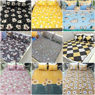 Bộ Ga kèm 2 Vỏ Gối Poly Cotton Nhiều Mẫu mới m6, m8