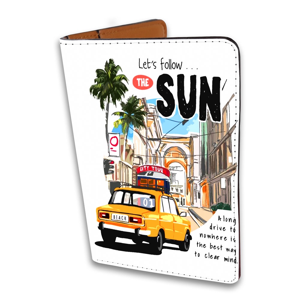 Bao Da Hộ Chiếu - Ví Đựng Passport Du Lịch  Let's Follow The Sun - PP084 STORMBREAKER