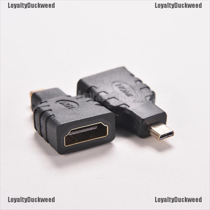 Đầu kết nối chuyển đổi đầu Micro HDMI type D sang cổng HDMI type A cao cấp đa năng cho HDTV | WebRaoVat - webraovat.net.vn