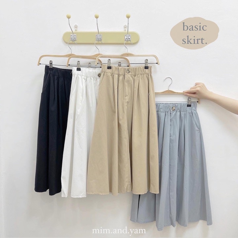 Chân váy thô dáng dài