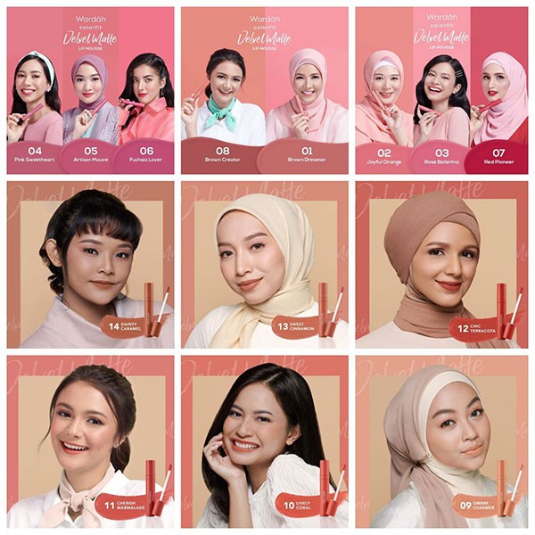 (Hàng Mới Về) Son Lì Mịn Mượt Như Nhung Màu Sắc Thời Trang Thương Hiệu Wardah | BigBuy360 - bigbuy360.vn