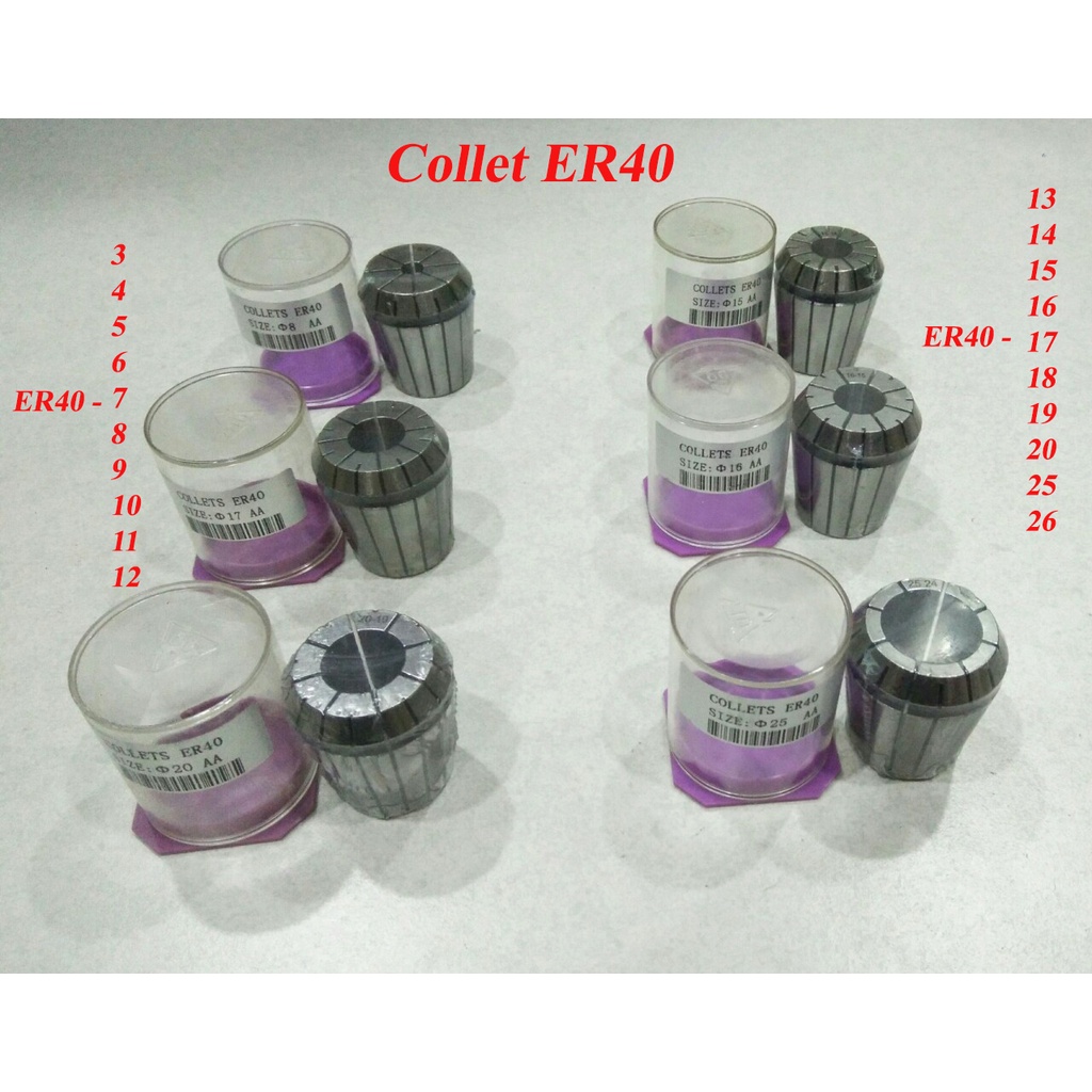 Cnc - Đầu kẹp dao phay collet ER40