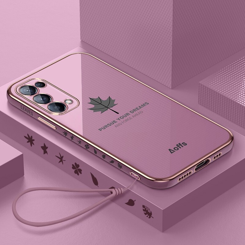 Ốp lưng oppo reno 5 pro reno 4 reno 5 Ốp Điện Thoại silica gel Mềm Mạ Điện Góc Phải Chống Sốc Cho oppo reno 5 pro reno 4 reno 5
