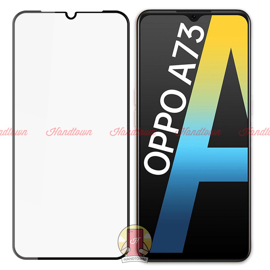 Cường Lực Full Màn Đen Full Keo Oppo A73 Không Chấm Li Ti Chống Trầy Xước Va Đập Độ Trong Suốt Cao