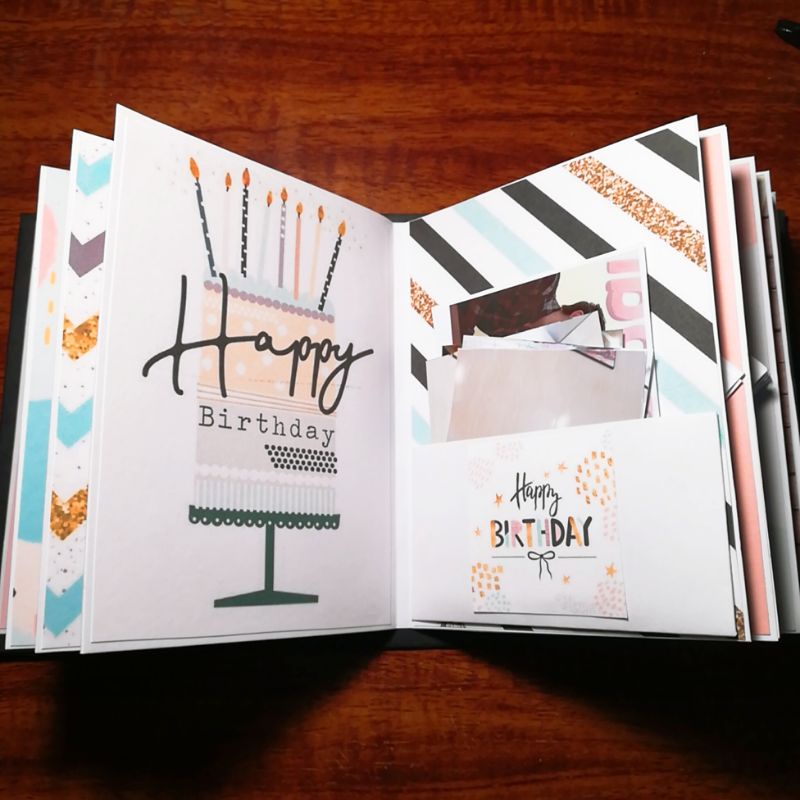 Scrapbook sinh nhật _ quà tặng sinh nhật ( 11x15 )