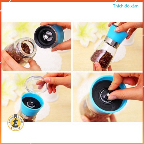 lọ xay tiêu thủy tinh