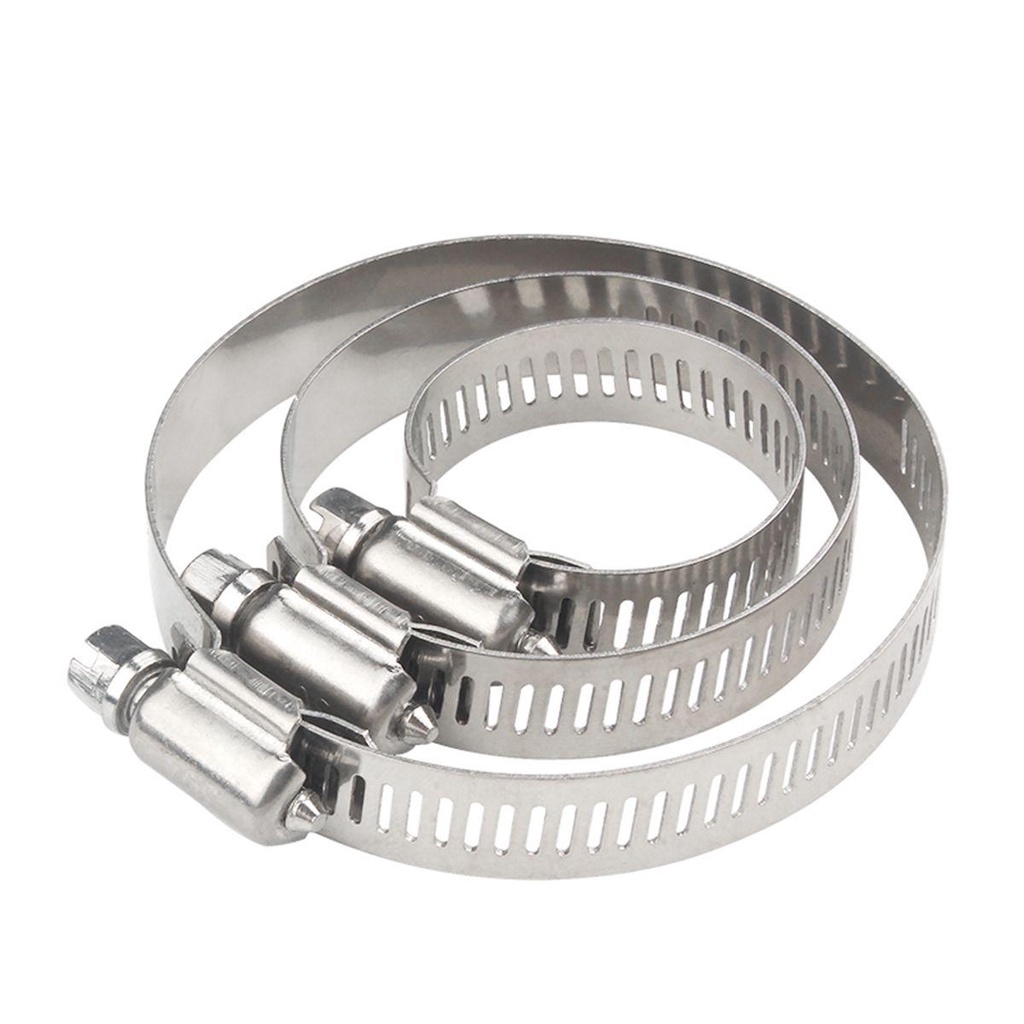 Set 10 Kẹp Ống Dẫn Động Cơ Tự Động Bằng Thép Không Gỉ