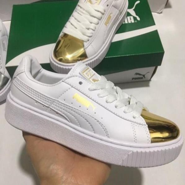 New | Full Size| Giày thể thao Puma mũi Bạc Hồng Vàng Cao Cấp New NEW . 👟 . ️🥇 . NEW ✫ siêu phẩm 1212 * ۶ ↺