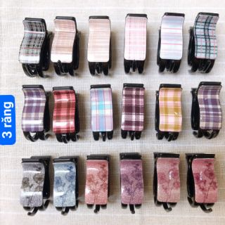 KẸP TÓC CÀNG CUA/CẠP TÓC 3 RĂNG 2 LỚP CAO CẤP
