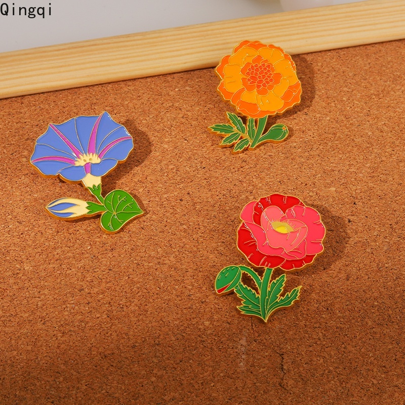 Ghim cài áo Miss Zoe hình hoa hồng thanh lịch cho nữ