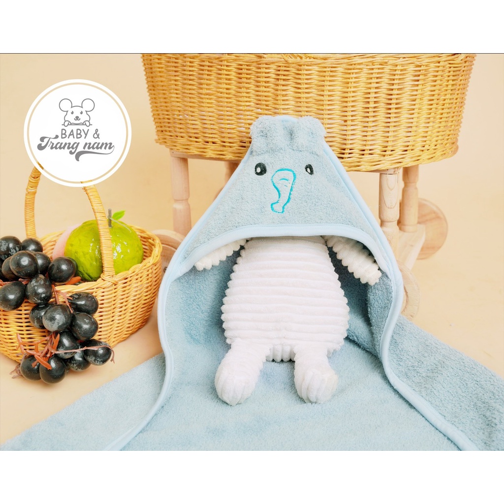 Chăn ủ lông cừu siêu ấm cho bé sơ sinh