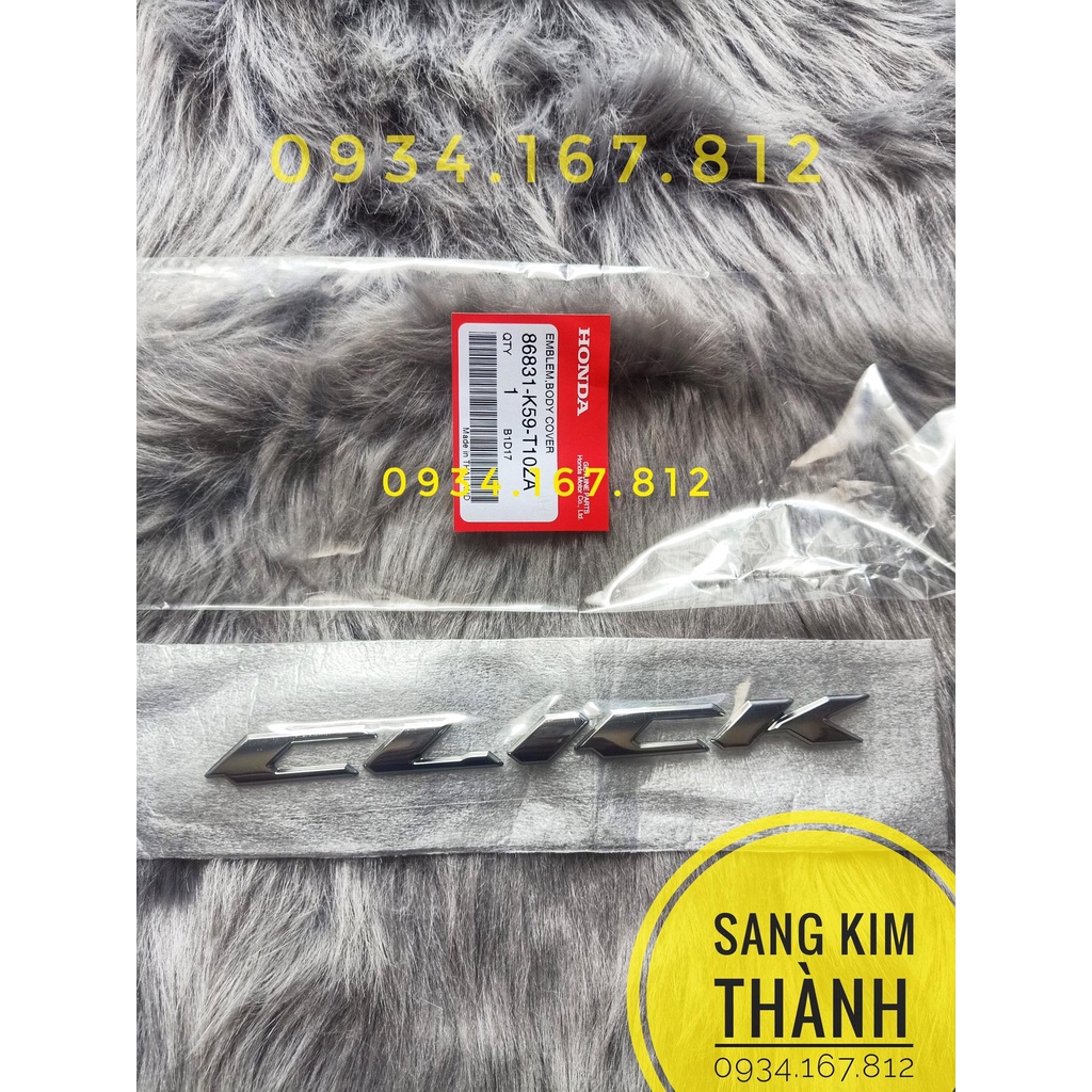 Tem Chữ Click Zin Honda
