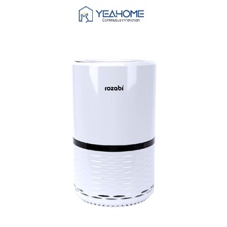 Máy lọc không khí khử khuẩn rozabi compact 6011 3 lớp màng lọc, đèn ngủ cảm ứng, khử khuẩn ion