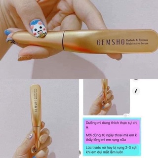 Serum dưỡng dài dày mi Gemsho