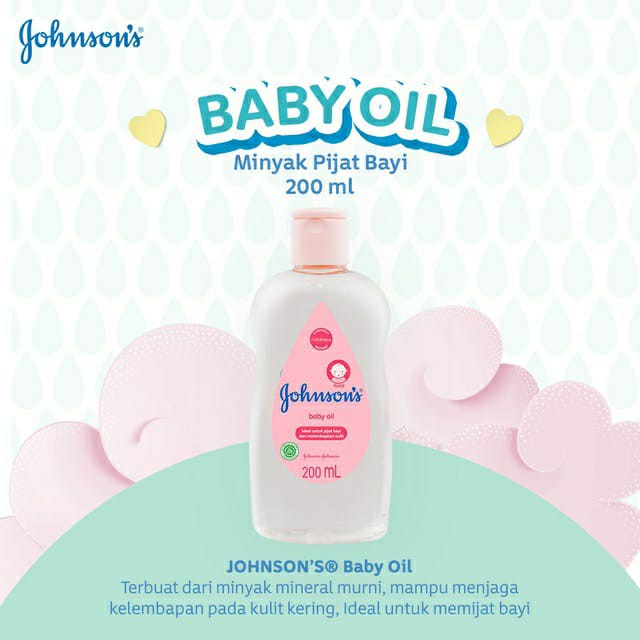 Johnson 's Baby Oil 200ml Johnsons