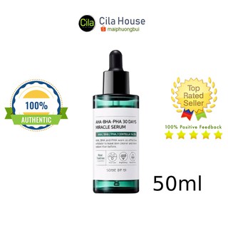 Tinh Chất Giảm Mụn Some By Mi AHA-BHA-PHA 30 Days Miracle Serum 50ml - Cila House