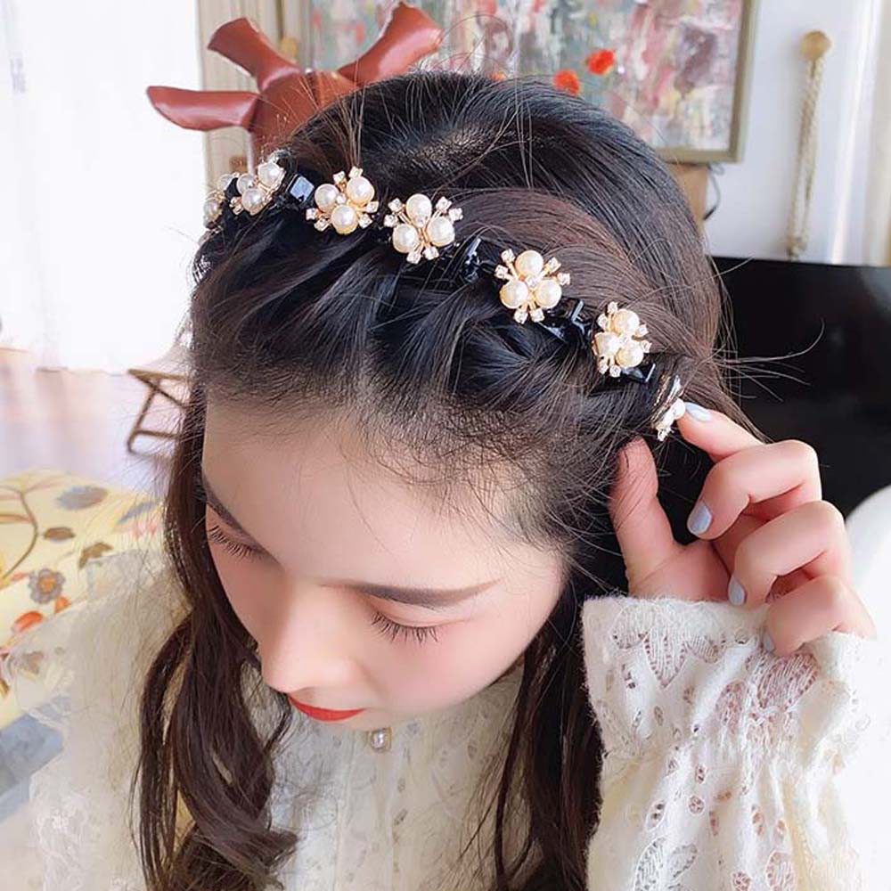 Băng Đô Cố Định Tóc Mái Chống Trượt Phong Cách Hàn Quốc Đáng Yêu Cho Nữ