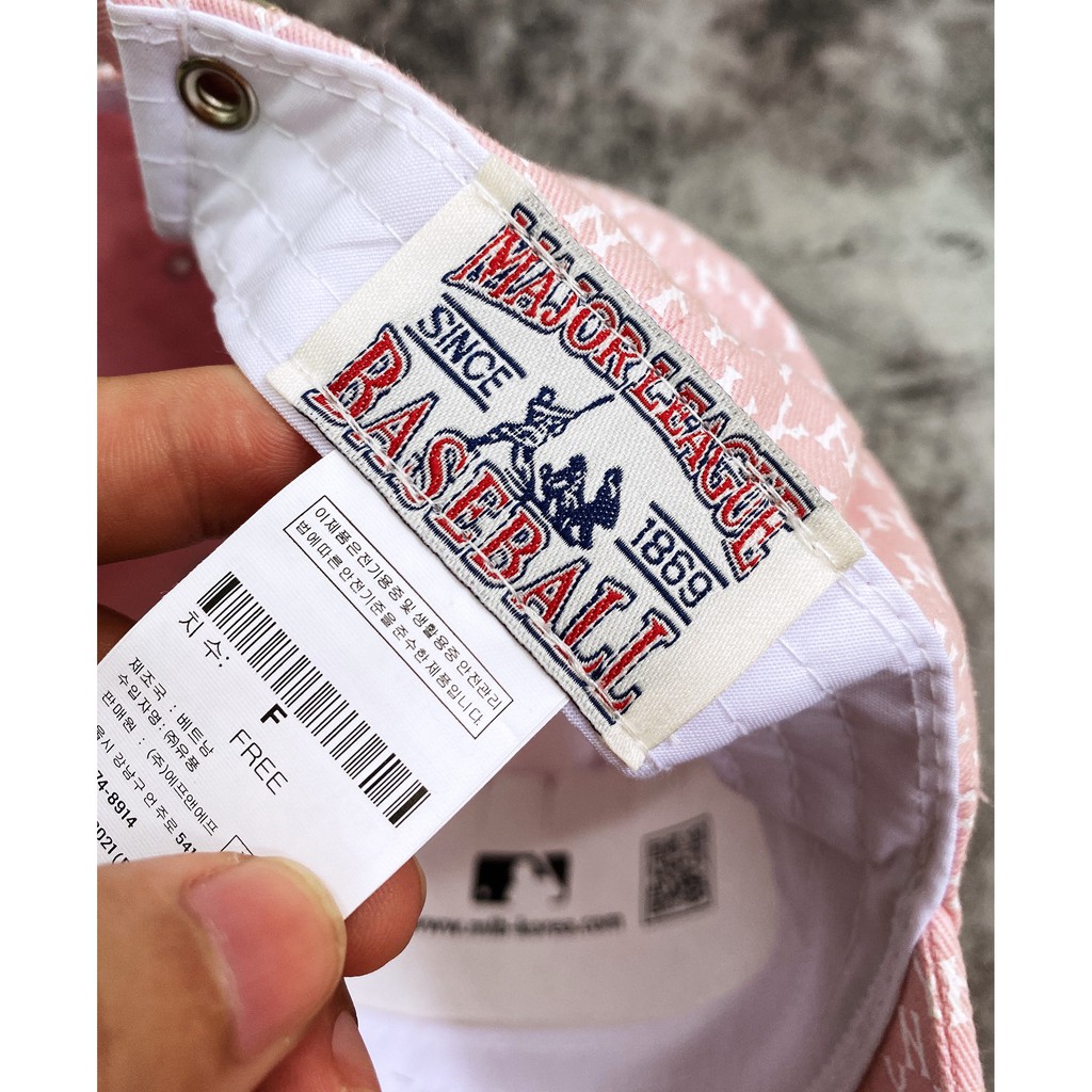 Mũ/Nón Lưỡi Trai M.L.B Thêu NY Cao Cấp