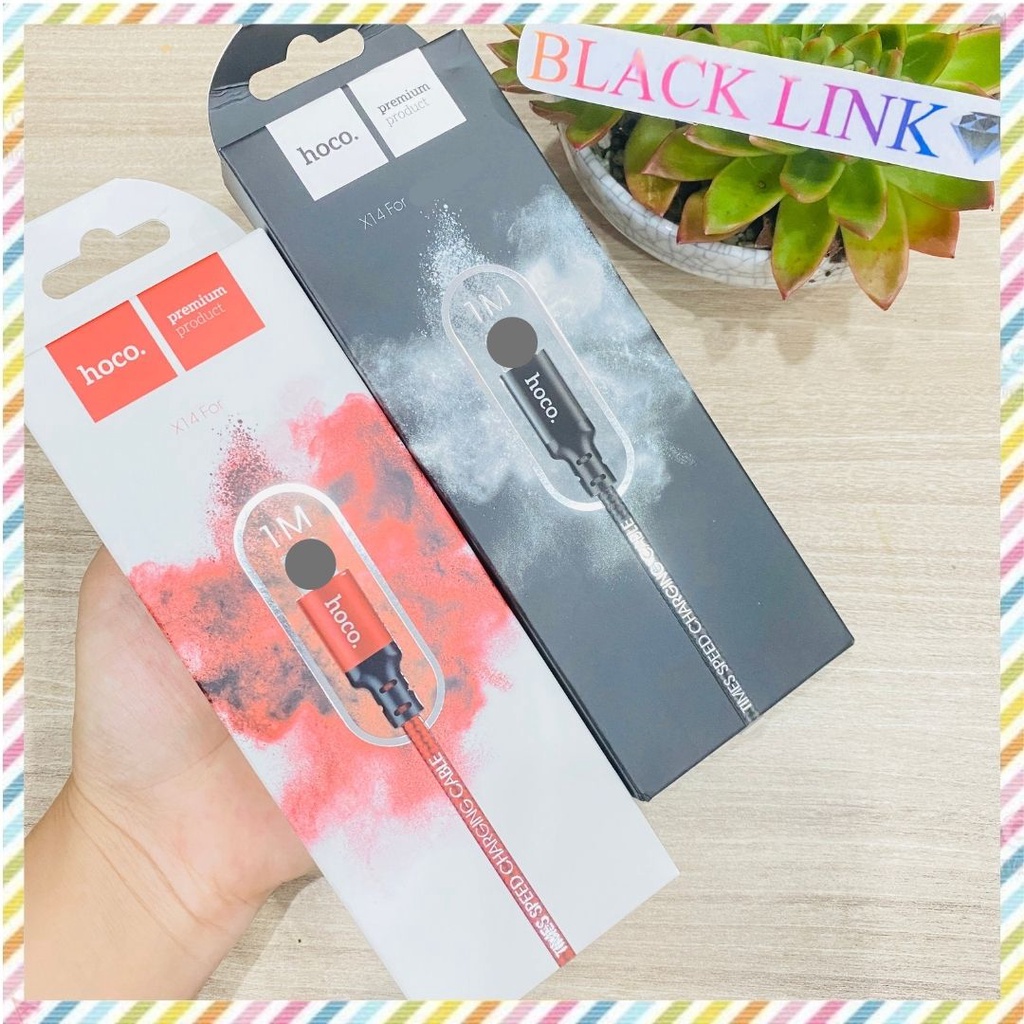 Dây Cáp Sạc 2.4A HOCO X14 Điện Thoại Máy Tính Bảng - Dây Cáp Sạc Nhanh Pin Dự Phòng Tai Nghe Bluetooth Không Dây
