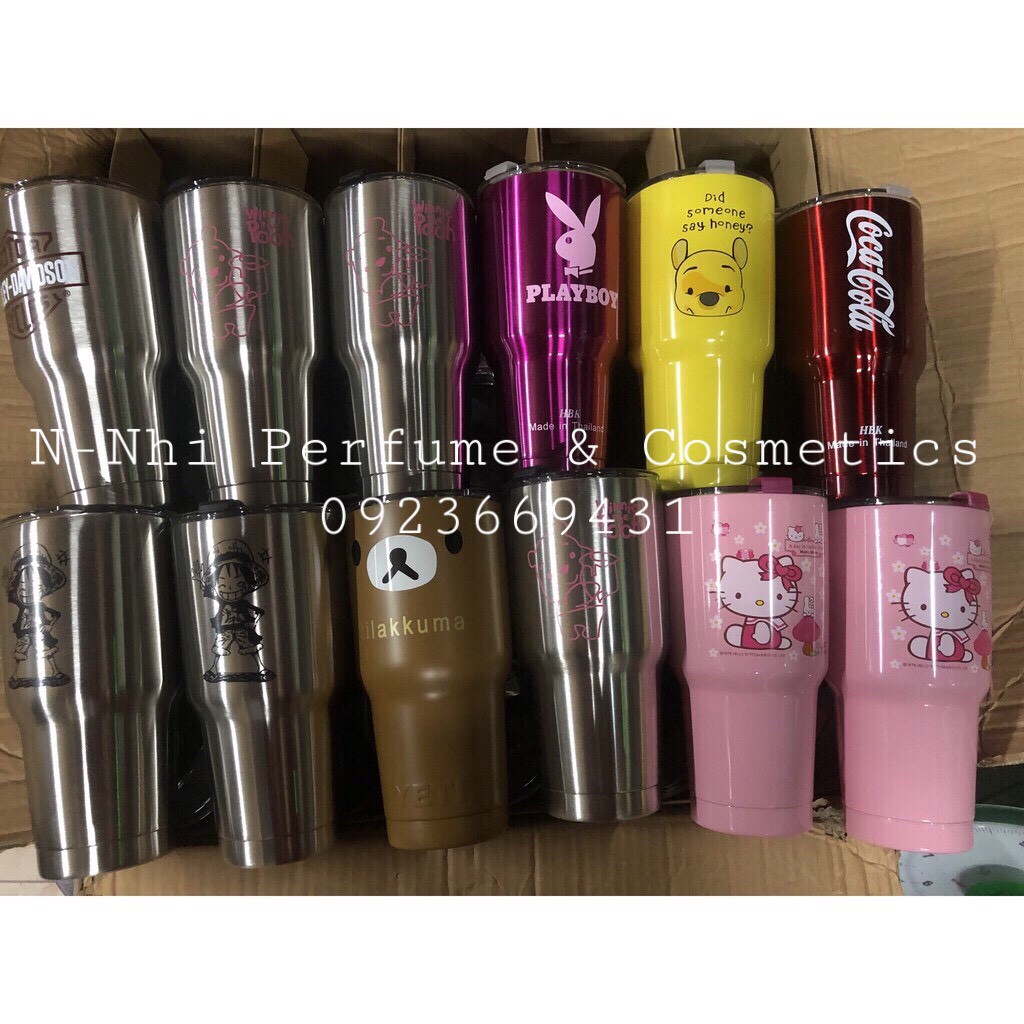 LY GIỮ NHIỆT YETI 900ML ( tặng 2 ống hút inox + 1 cọ vệ sinh + 1 túi vải ) | BigBuy360 - bigbuy360.vn