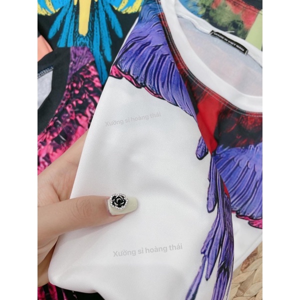 Áo thun cánh chim burlon hoạ tiết nam nữ hót trend 2022