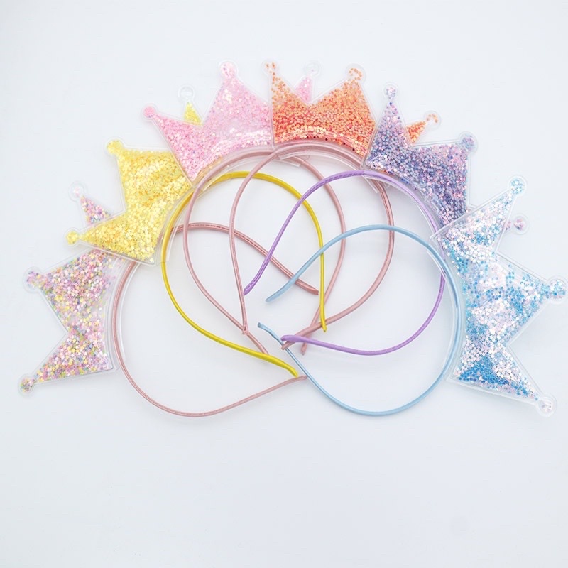 Cài tóc, bờm tóc hình vương miện, hình nơ dễ thương cho bé