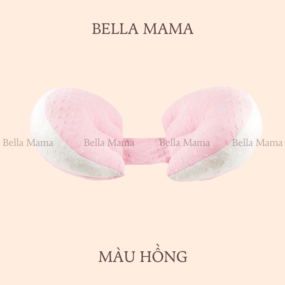 Gối Bầu Cánh Tiên Chính Hãng Bella Mama Nâng Đỡ Bụng Hỗ Trợ Giảm Đau Lưng Cho Mẹ Bầu Hàng Loại 1- Gb01