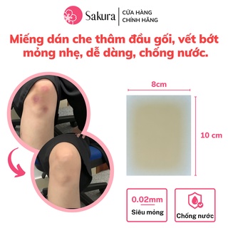  Miếng dán che sẹo che thâm đầu gối vết bớt Nhật Bản mỏng nhẹ dễ dàng chống nước 
