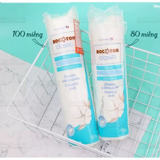 Bông tẩy trang bocoton Pháp 80 miếng