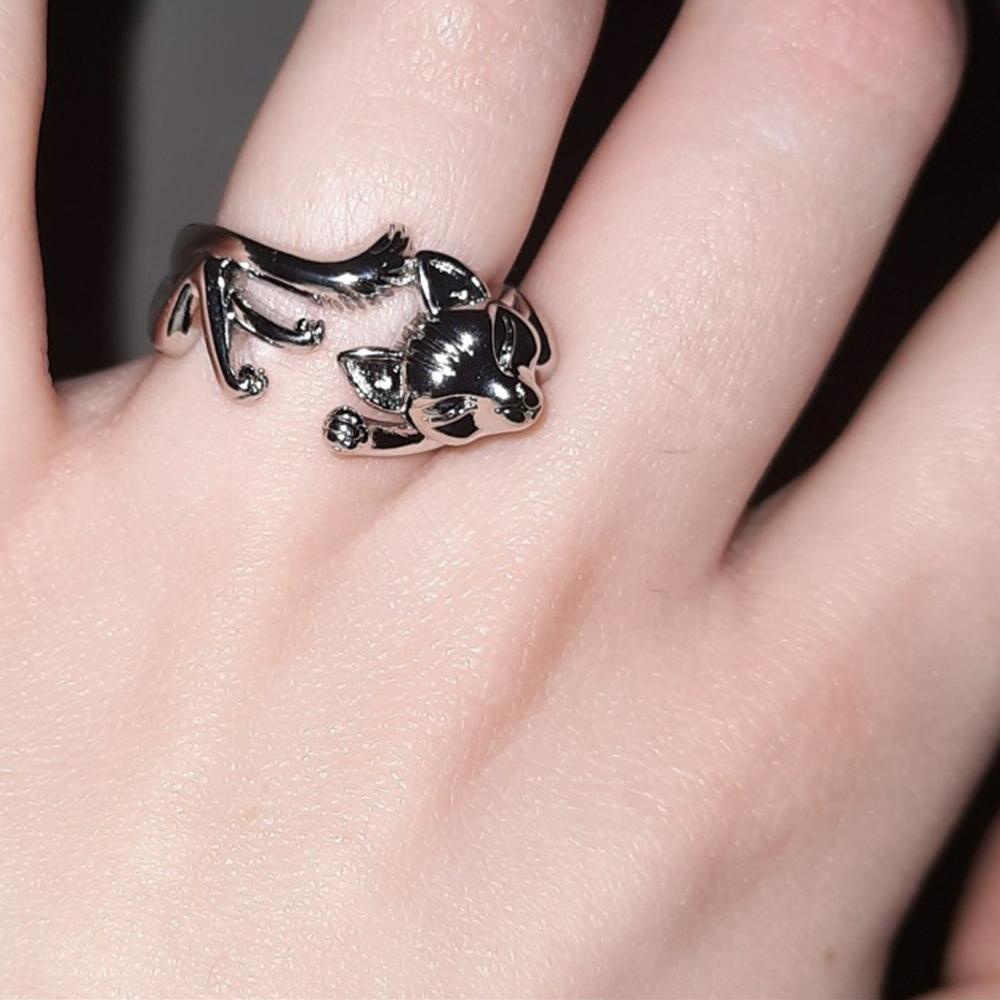 Nhẫn Hình Mèo May Mắn Nhiều Kích Cỡ Cho Nam Và Nữ