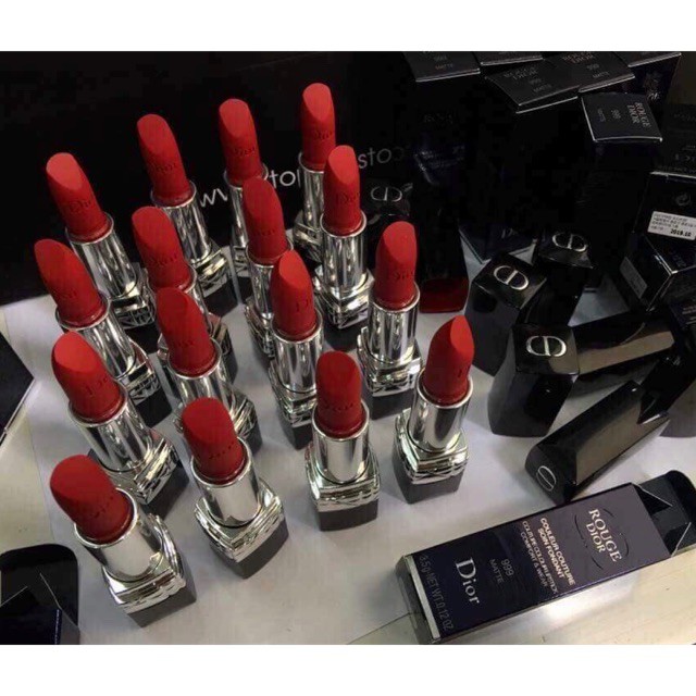 Son Dior 999 Matte Unbox